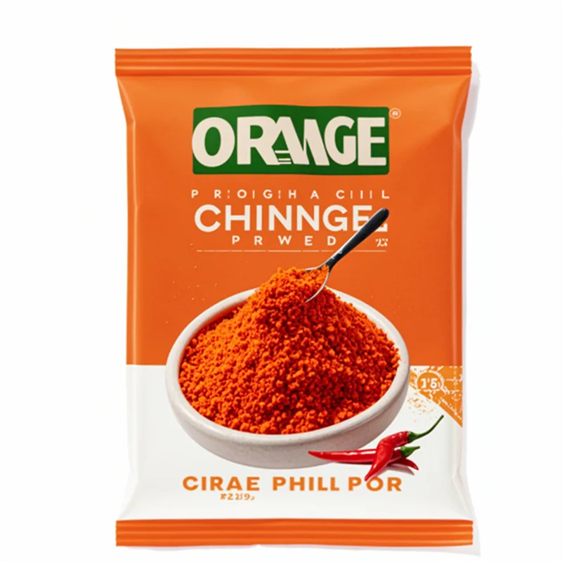 Chili Powder Pouch 5 Orange Chili Powder Pouches