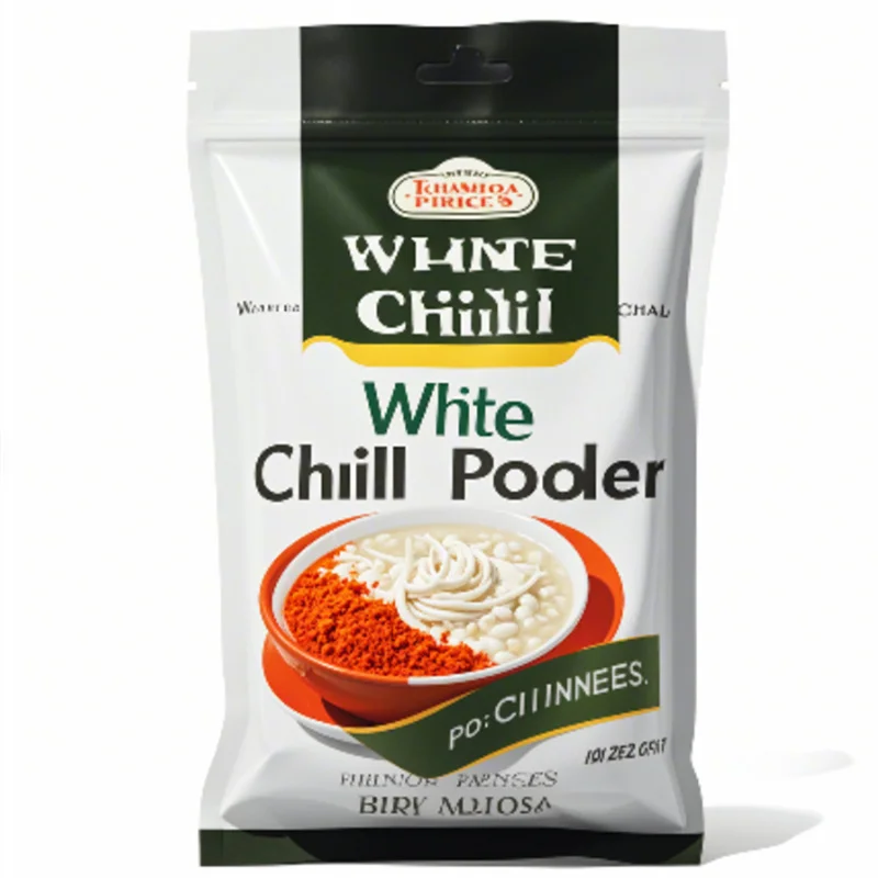 Chili Powder Pouch 4 White Chili Powder Pouches