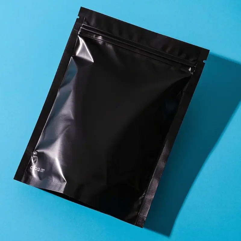 Foil Stand Up Pouches 4 black foil stand up pouches