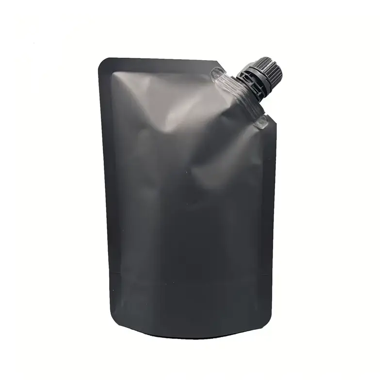 Refillable Liquid Pouches 6 black refillable liquid pouches