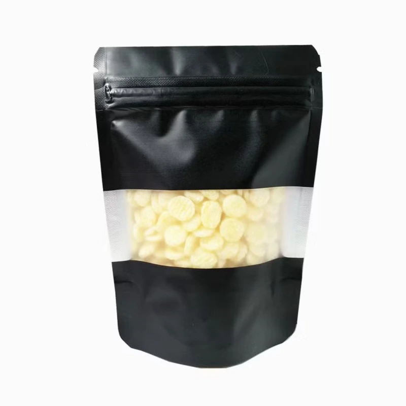 black resealable plastic bags