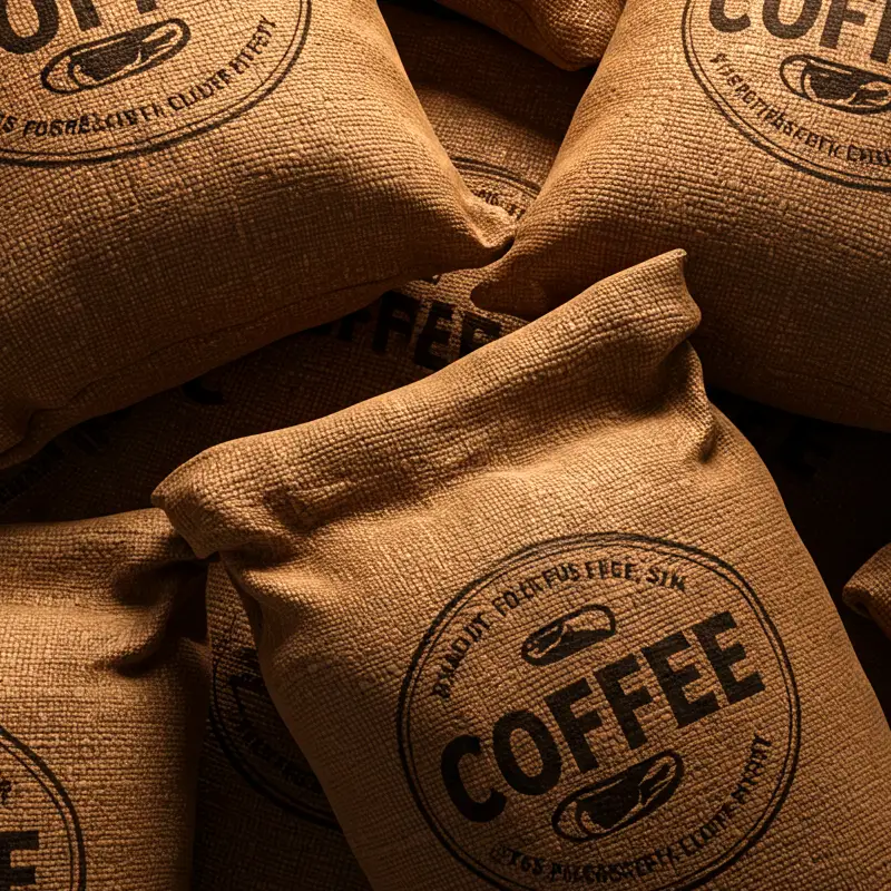 Jute Bags for Coffee 2 brown jute bags for coffee