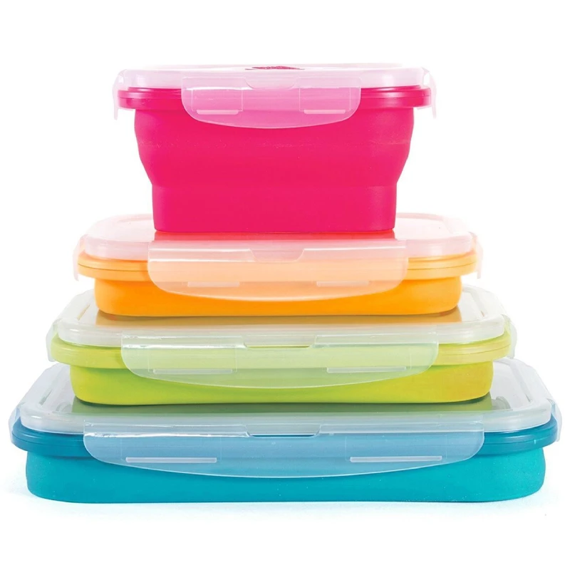 Plastic Food Containers 7 collapsible plastic food containers