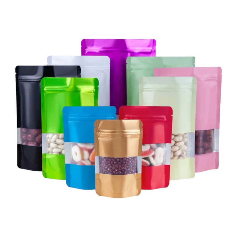 colored resealable plastic bags