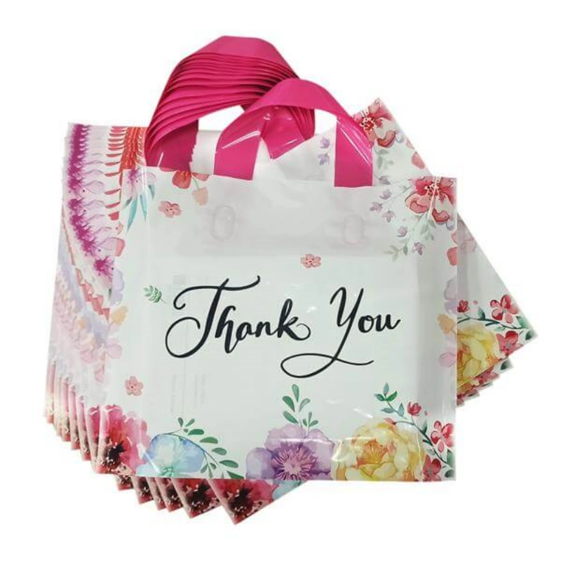 Thank You Plastic Bags 4 custom plastic thank you bags
