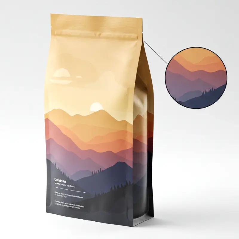 how to print on stand up pouches