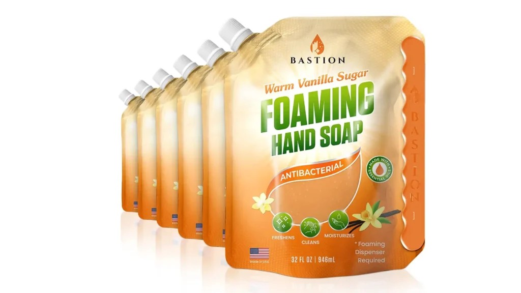 liquid hand soap refill pouches
