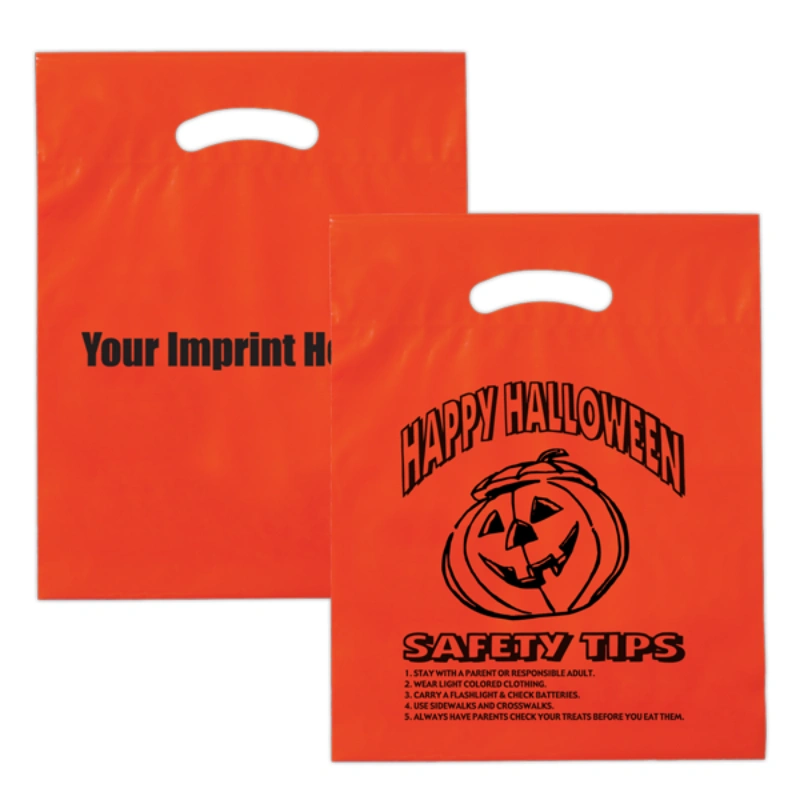 Halloween Plastic Bags 6 personalized plastic halloween bags