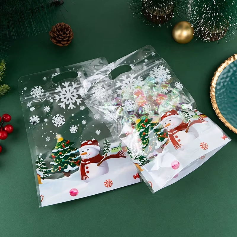 Christmas Plastic Bags 1 plastic christmas gift bags