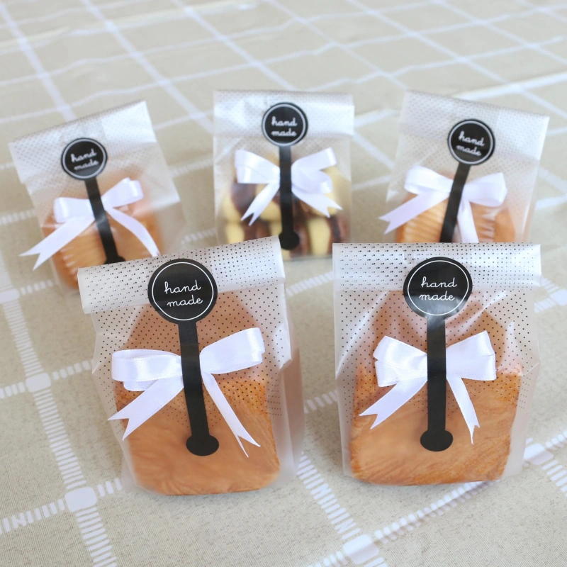 Plastic Cookie Bags 8 translucent plastic bags for cookie