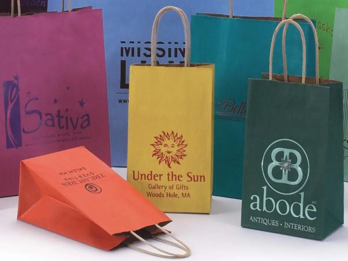 Colored Kraft Paper Bags 2 Colored Kraft Paper Bag