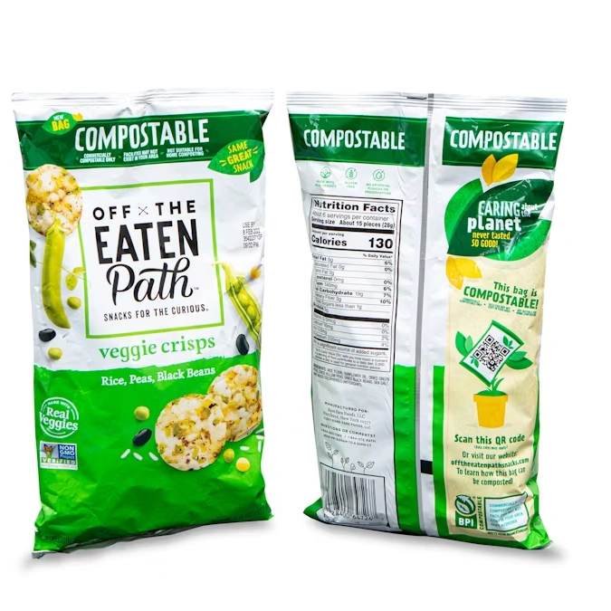 Biodegradable Snack Bags 2 Custom Biodegradable Snack Bags