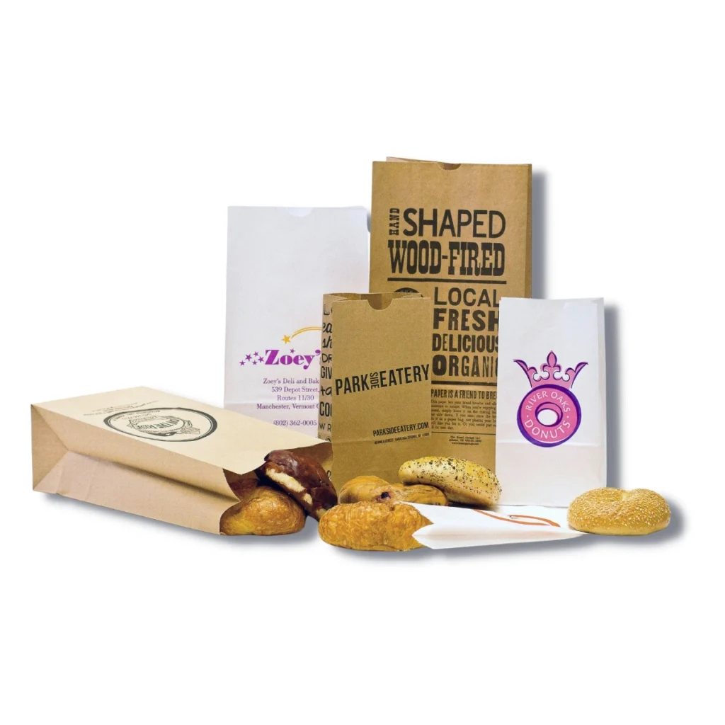 Biodegradable Cookie Bags 3 Custom Printed Eco Friendly Biodegradable Cookie Bags Kraft Paper