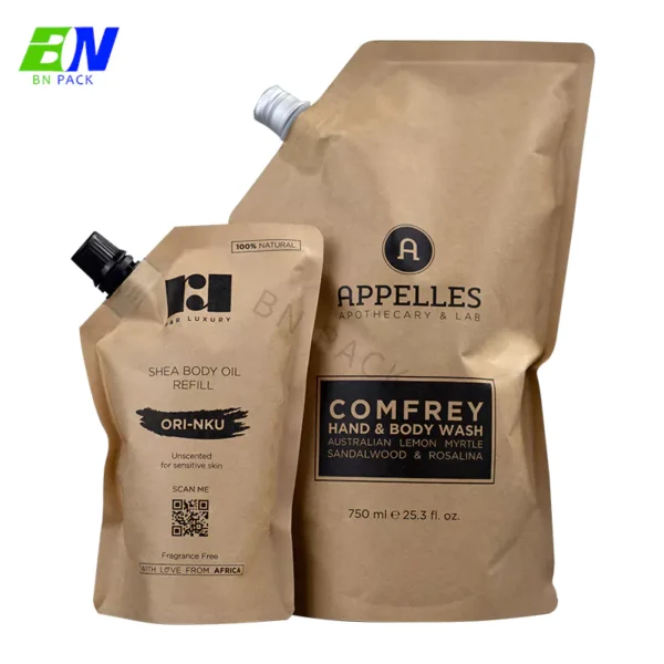 Custom Stand Up Liquid Pouches