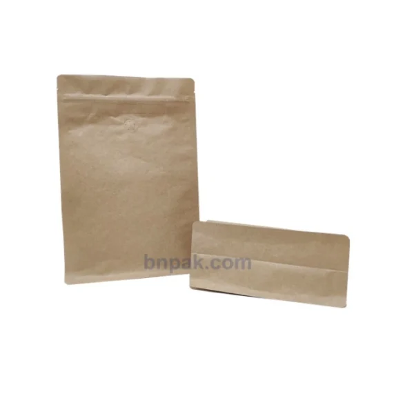Kraft Paper Zipper Storage Packaging Pouches