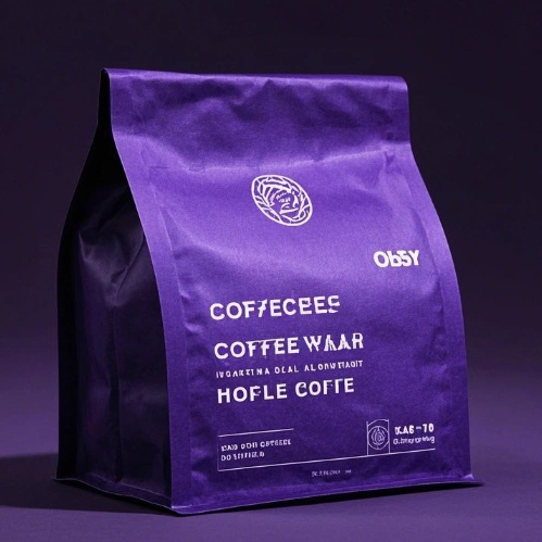Rice Paper Coffee Bags 4 Mysterious purple rice paper coffee bags