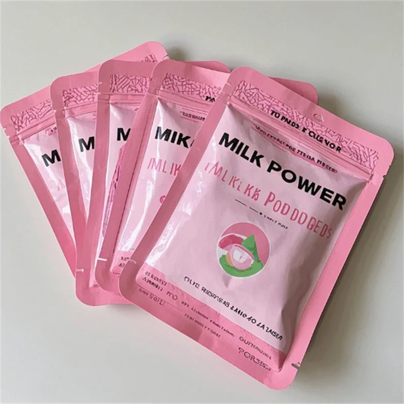 Milk Powder Pouch 7 Pink Milk Powder Pouches