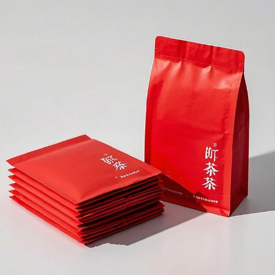 Big Red Pouch Tea 5 Printing Big Red Pouch Tea Packaging Shape