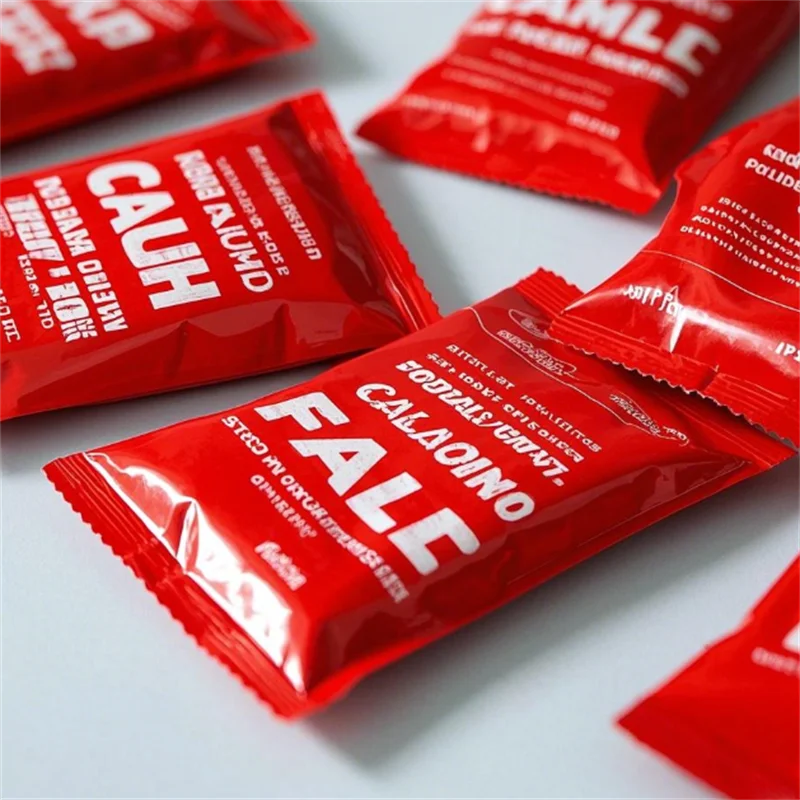 Calcium Powder Pouch 5 Red Calcium Powder Pouches