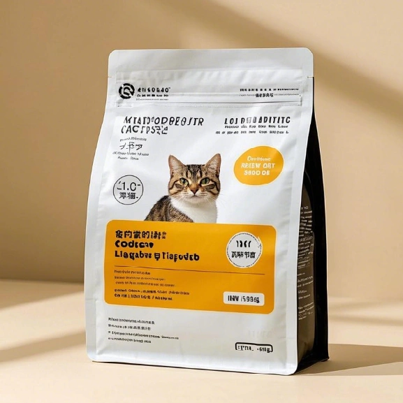 Cat Food Package Pouch 5 Stand Up Cat Food Package Pouches
