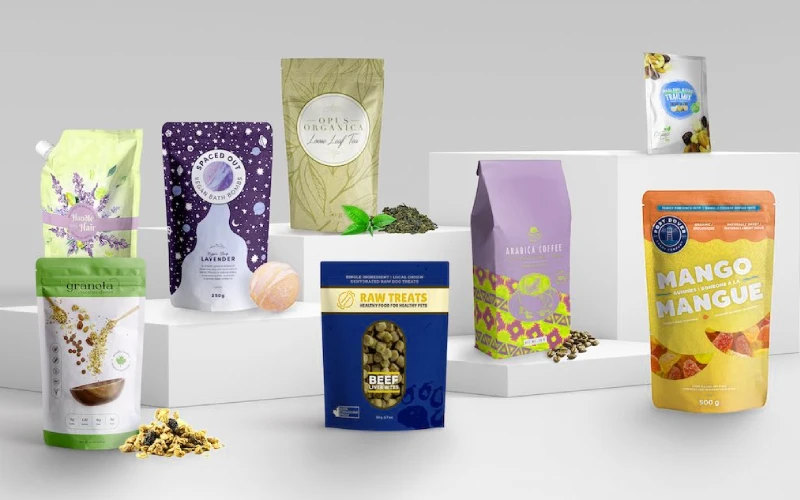 10 Types of Flexible Pouches: Must-Have Packaging Solutions for Your Business 2025 2 Stand up pouches