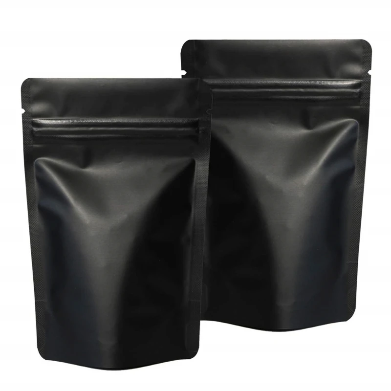 Smell Proof Plastic Bags 5 black plastic smell proof zipper bags