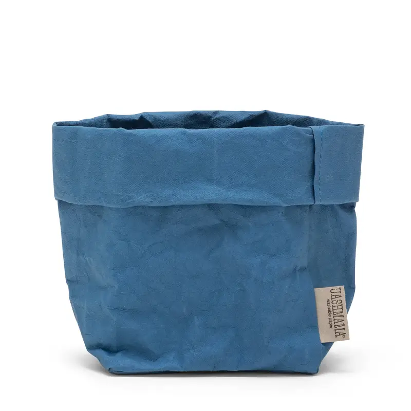 Washable Kraft Paper Bags 8 blue washable kraft paper bags