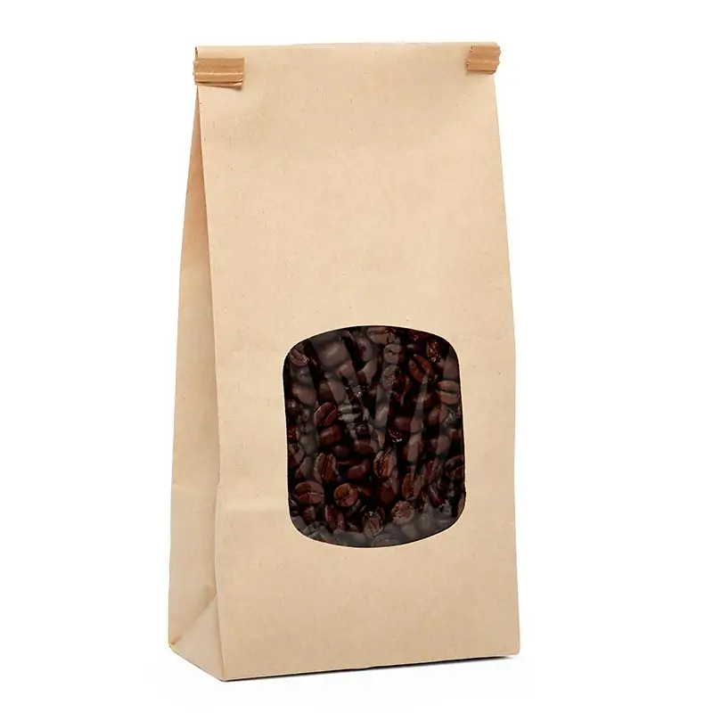Kraft Coffee Packaging 3 brown kraft coffee packaging