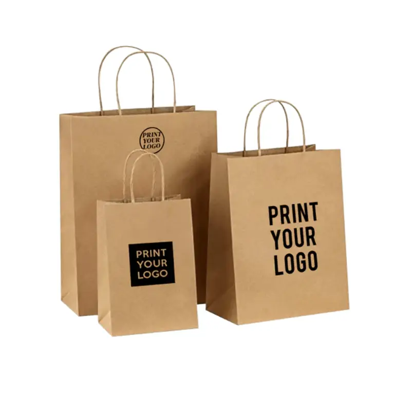 Custom Kraft Paper Bags 1 customized kraft paper bags