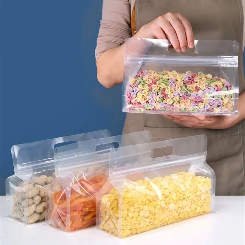 Flat Plastic Bags 2 flat bottom clear plastic bags