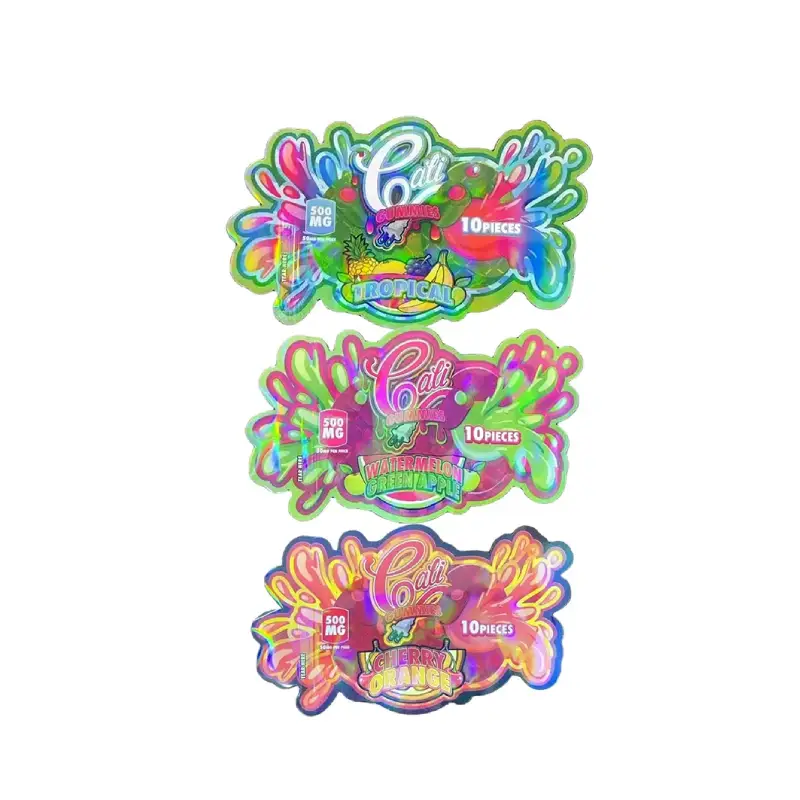 Custom Shaped Mylar Bags 7 flower shaped custom mylar bags
