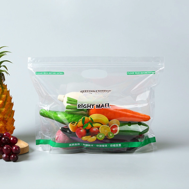 Vegetable Plastic Bags 2 fresh vegetable plastic packaging bags