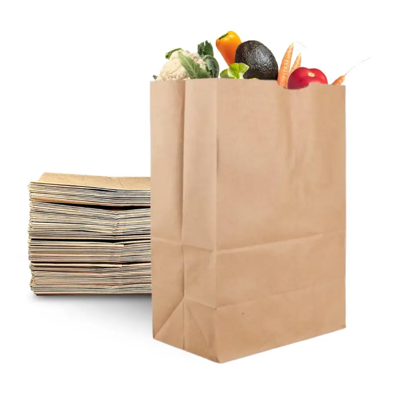 kraft paper shopping bag