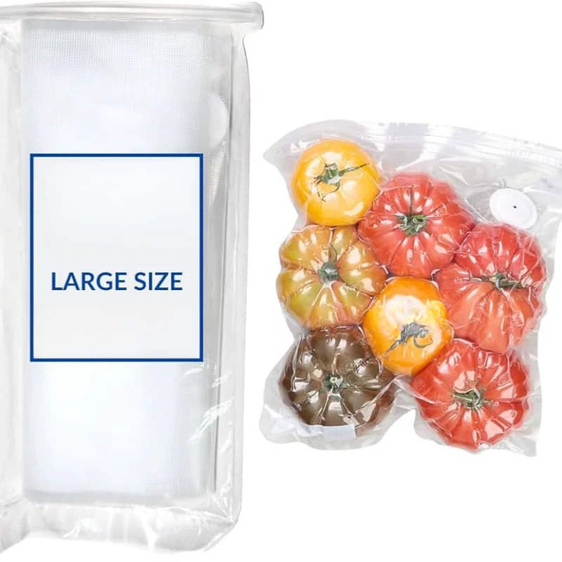 Plastic Bags for Vacuum Packing 2 large plastic vacuum storage bags