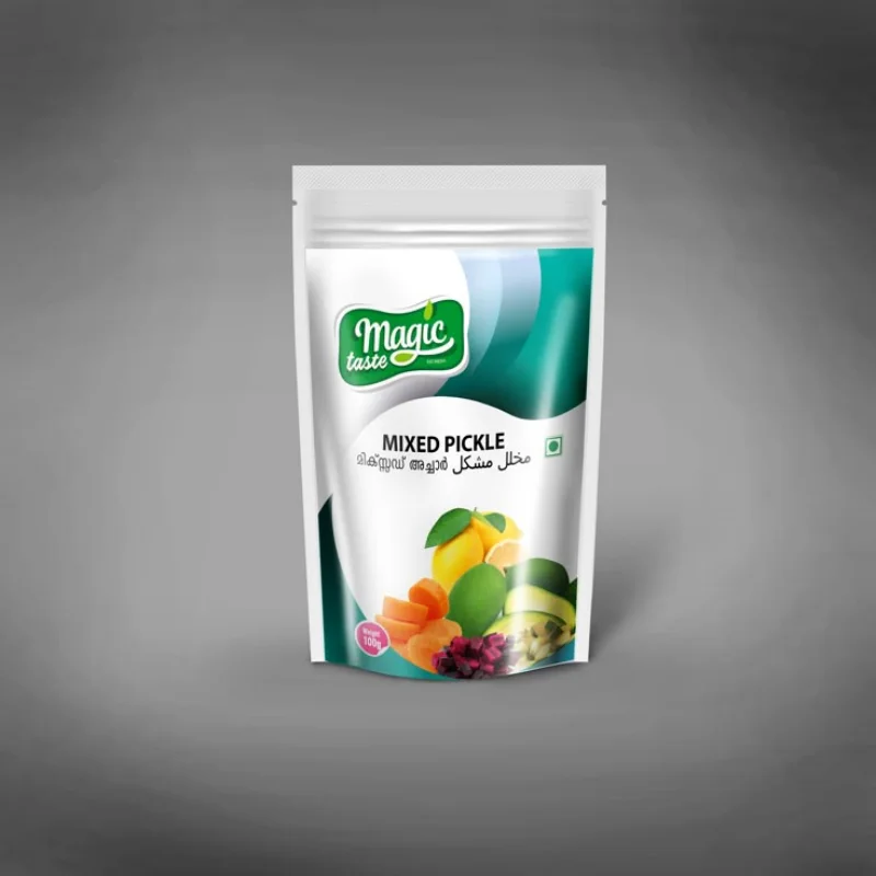 Pickle Pouches Packaging 2 pickle pouches packaging