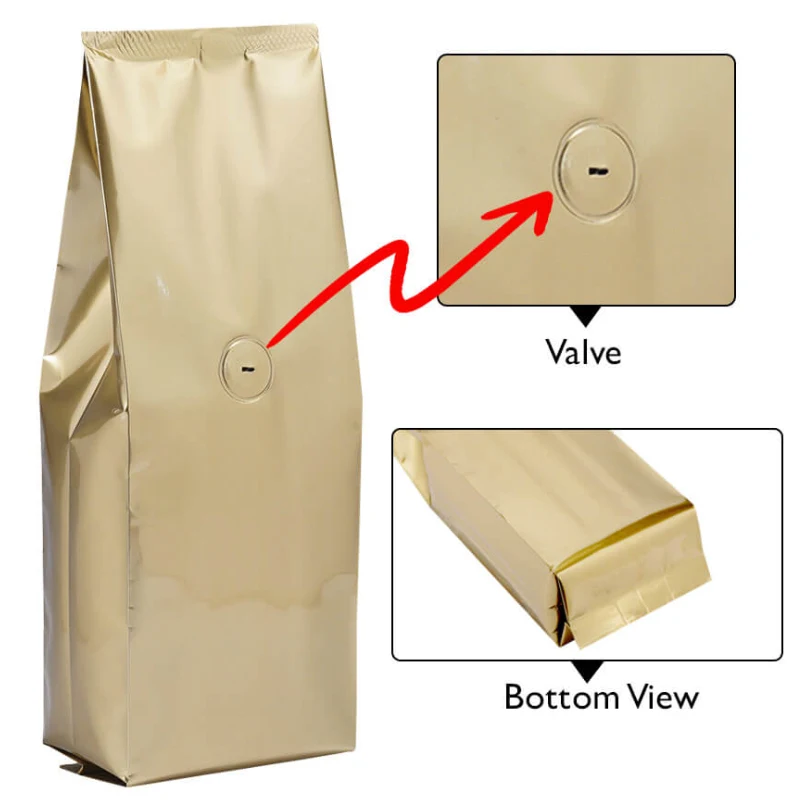 Coffee Pouch With Valve 4 pouch with valve