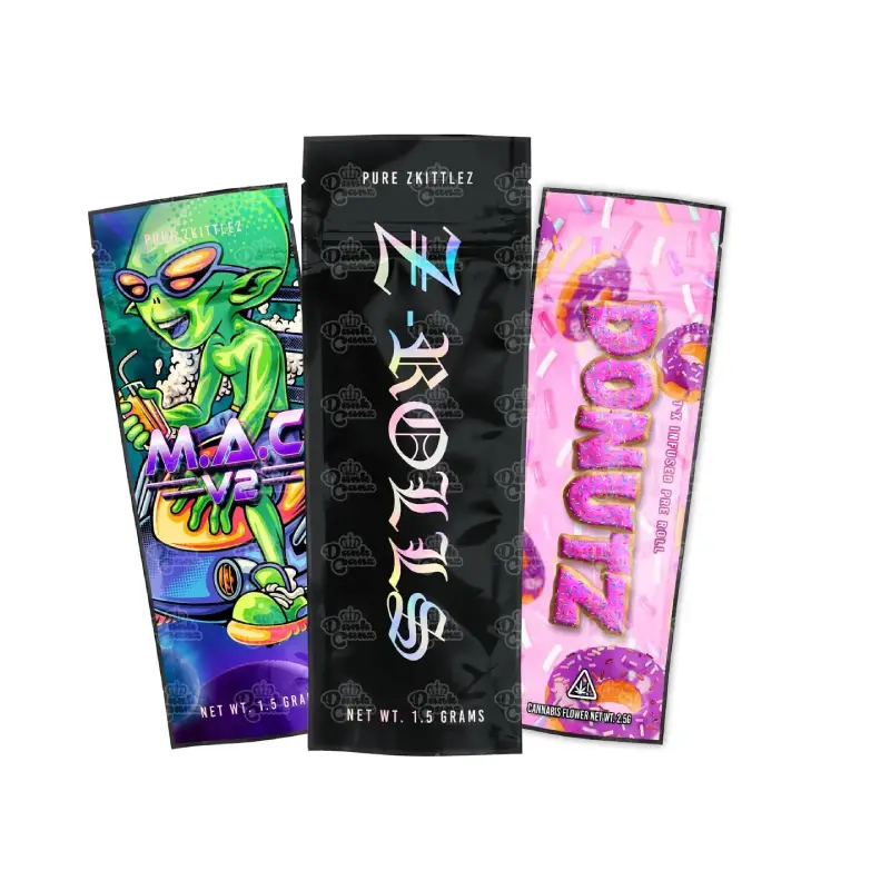 Pre Roll Mylar Bags 4 pre roll mylar bag pouches