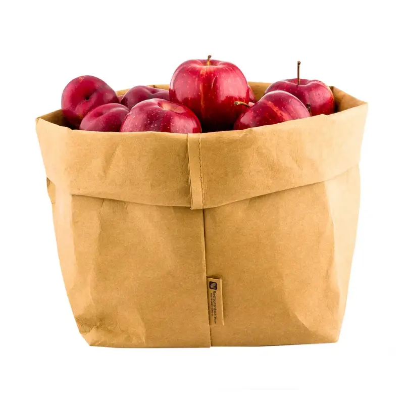 Washable Kraft Paper Bags 9 reusable shopping bags washable kraft paper