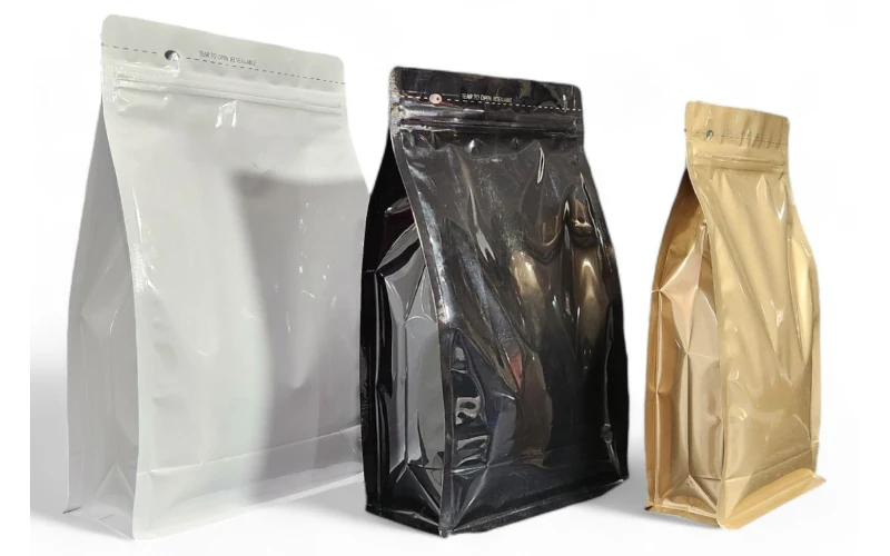 10 Types of Flexible Pouches: Must-Have Packaging Solutions for Your Business 2025 5 side gusset pouches