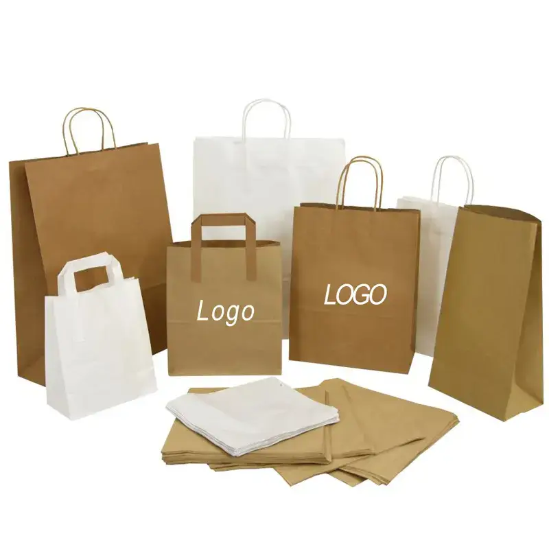 Reusable Kraft Paper Bag 10 snack size reusable kraft paper bag