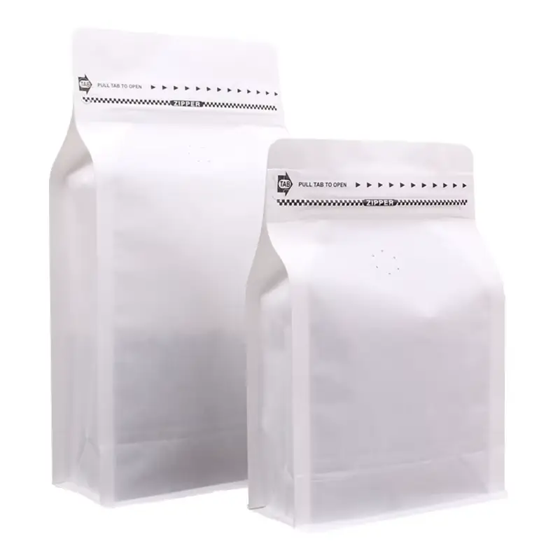Kraft Coffee Packaging 8 white kraft coffee packaging