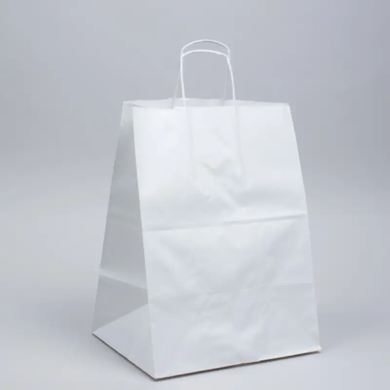 Reusable Kraft Paper Bag 3 white reusable kraft paper bag