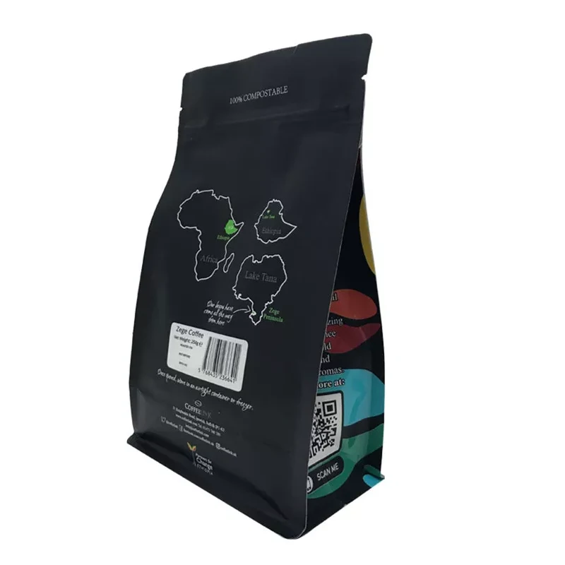 Flexible Coffee Packaging 8 black coffee packaging