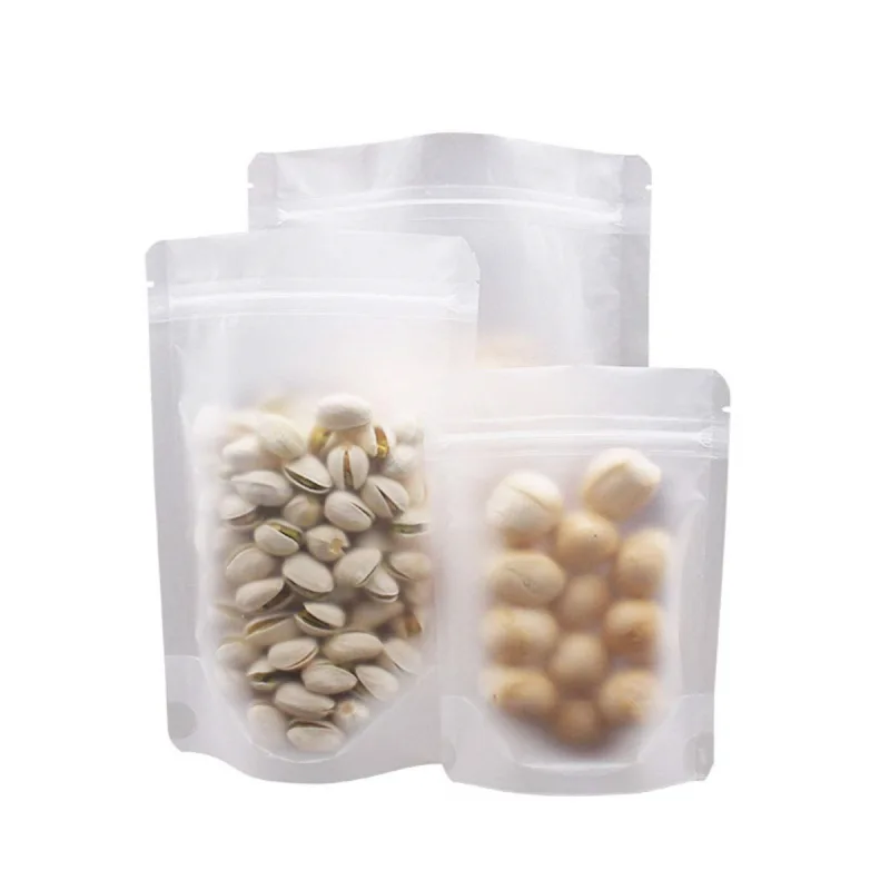 Frosted Pouch 4 clear frosted stand up pouch