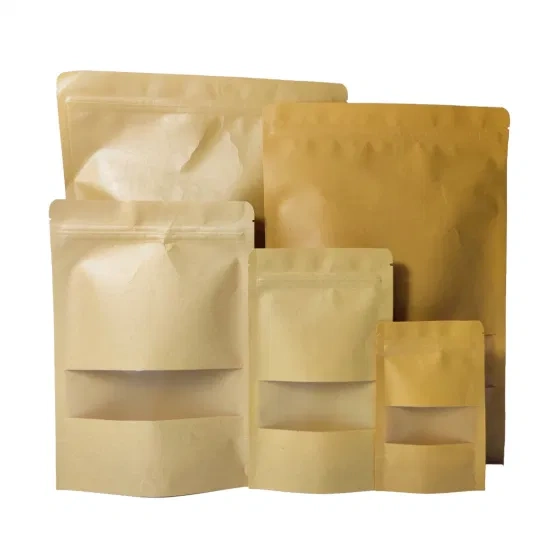 Custom Heat Seal Bags 4 custom kraft bags heat seal