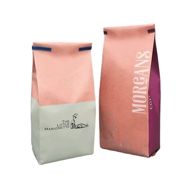 Coffee Kraft Paper Bag 15 custom printed coffee bag