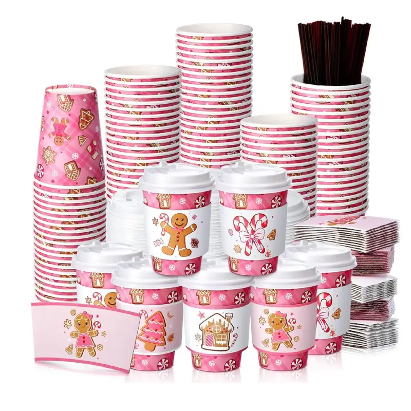 Disposable Coffee Cups 13 gingerbread disposable coffee cups