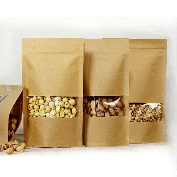 Snack Pouch 12 kraft paper snack pouch