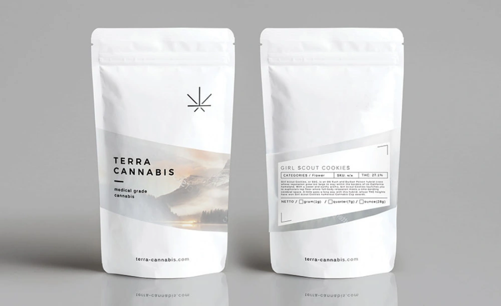 minimalist weed packaging