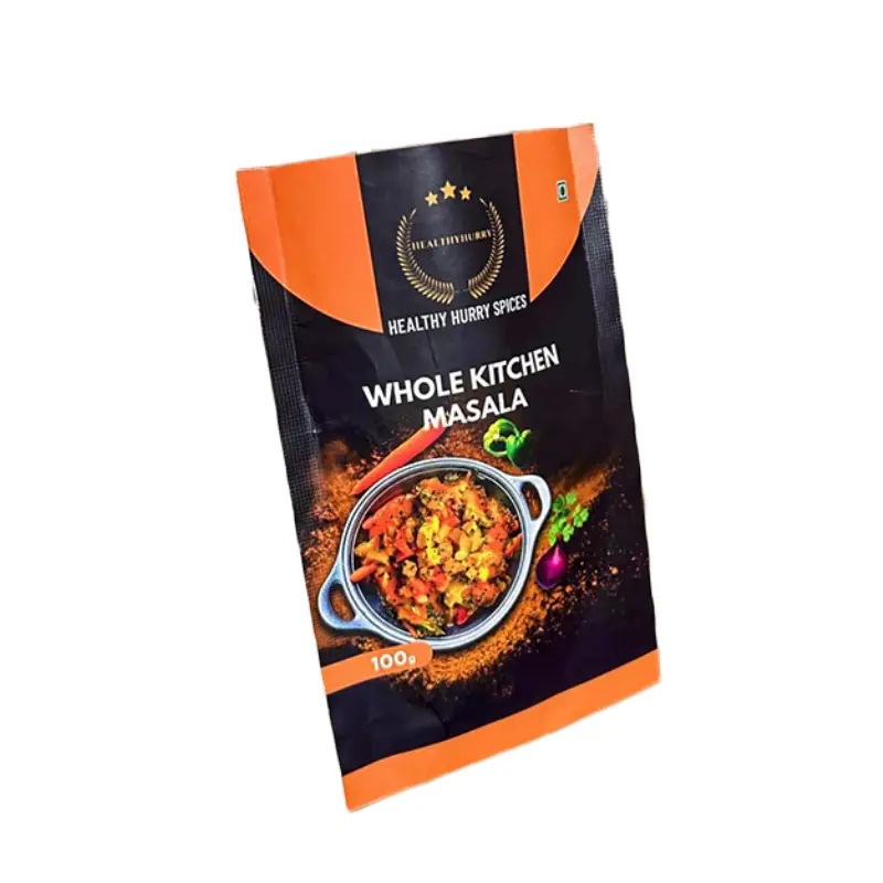 Spice Packaging Pouch 2 printed spice pouches